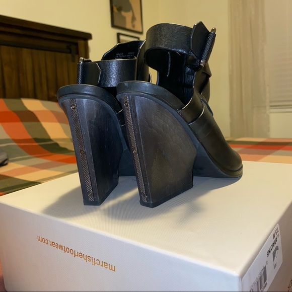 Calvin Klein Wood block heel Wedges - Picture 4 of 7